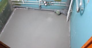 Наливной пол в туалете Красногорск, цена от 887 руб.